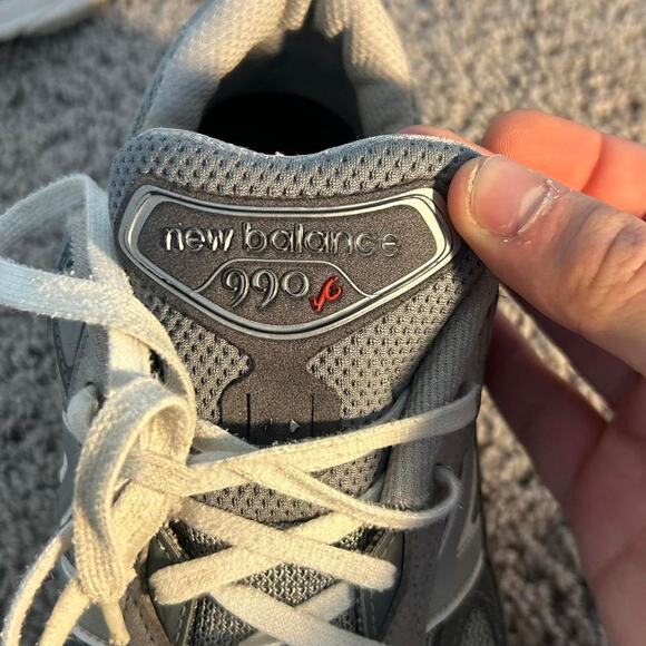 Mens grey new balance 990 - Picture 3 of 8